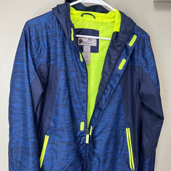 Champion Windbreaker Jacket with Hood/Youth Size XL - Picture 3 of 6